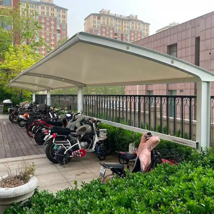 阳曲县膜结构电动车棚